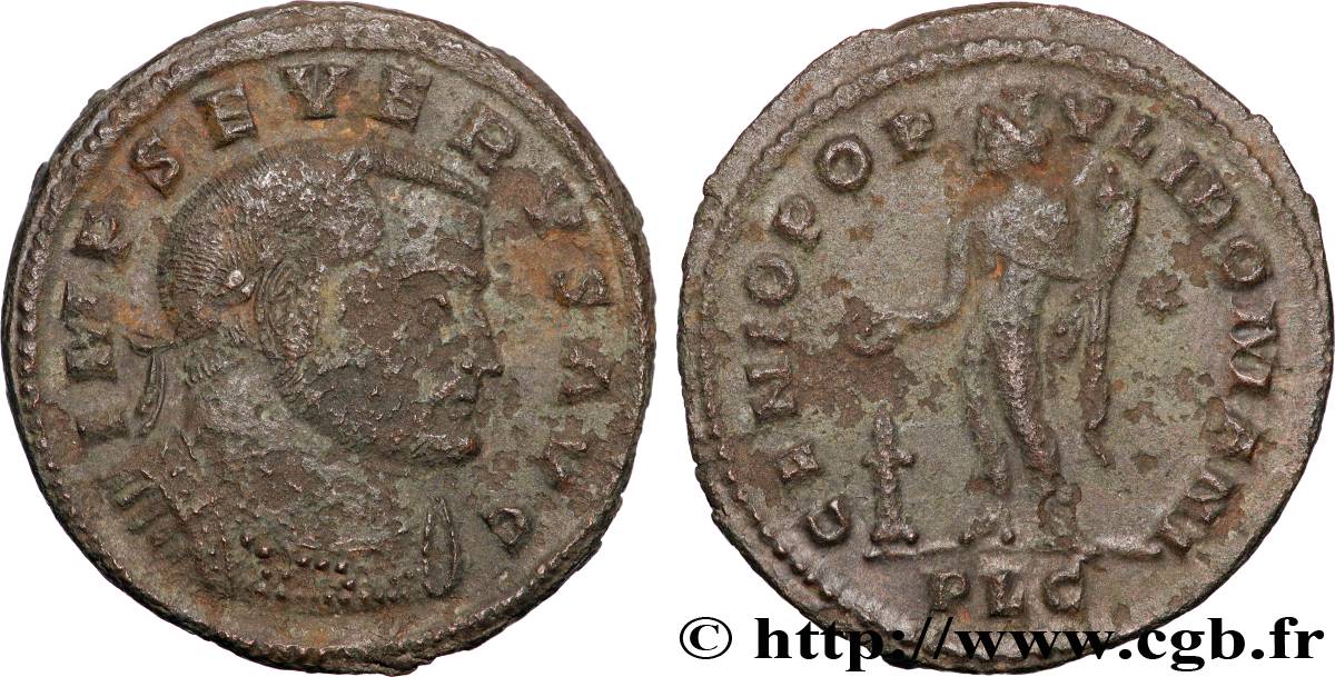 SÉVÈRE II Follis ou nummus TTB