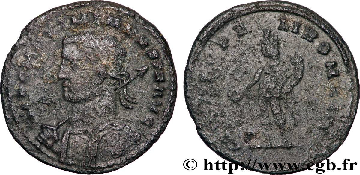MAXIMIEN HERCULE Follis ou nummus TTB