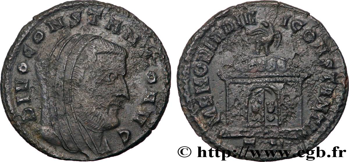 CONSTANTIUS I Follis ou nummus XF