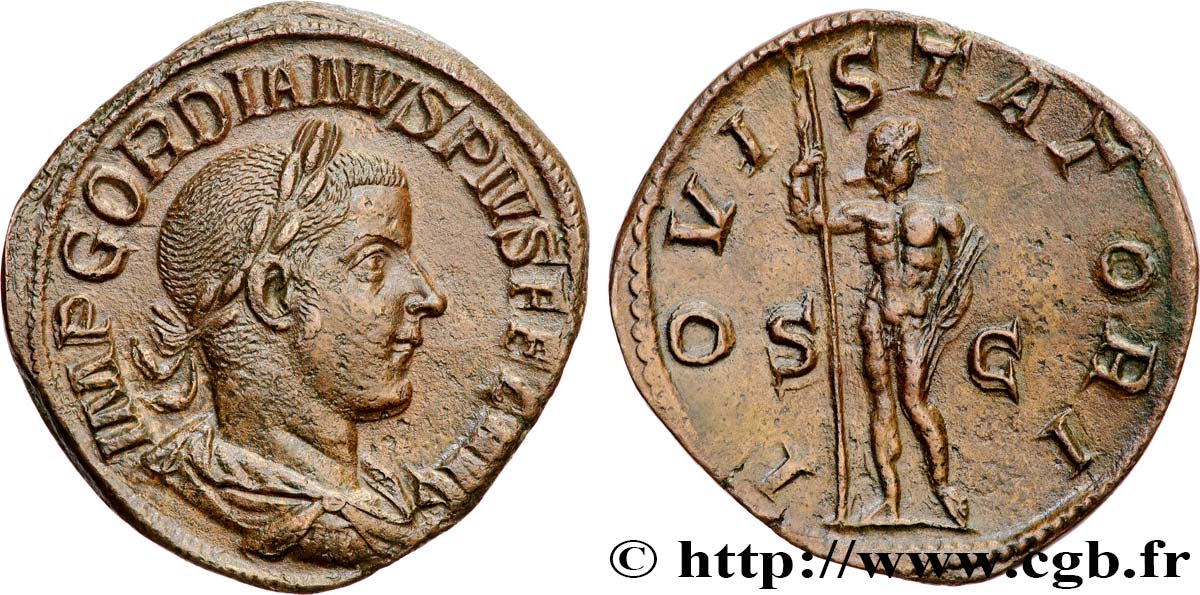 GORDIAN III Sesterce MS