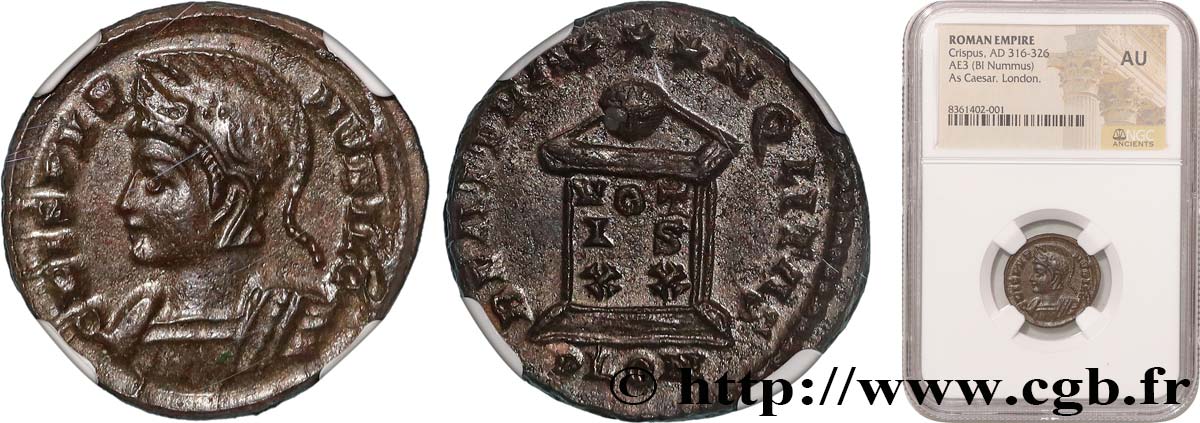 CRISPUS Centenionalis ou nummus MS