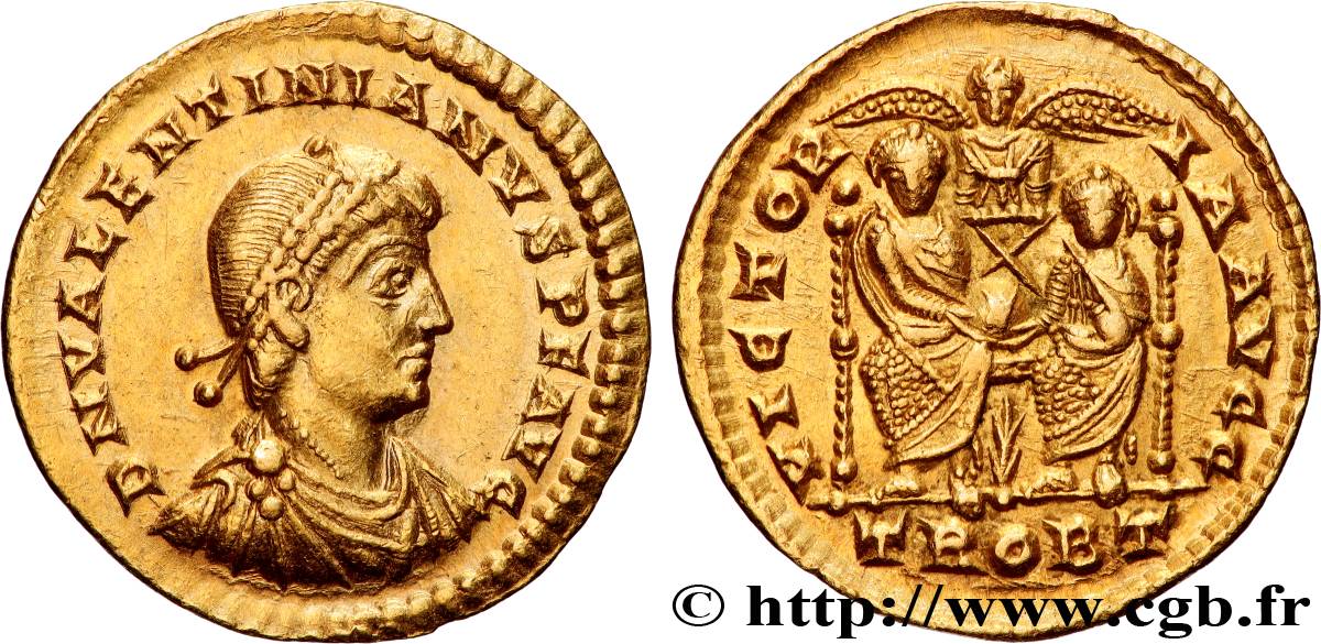 VALENTINIANUS II Solidus VZ