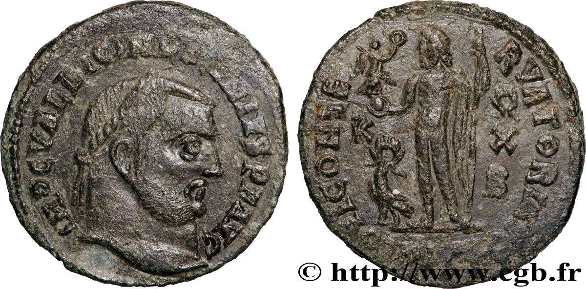 LICINIO I PADRE Follis ou nummus q.SPL