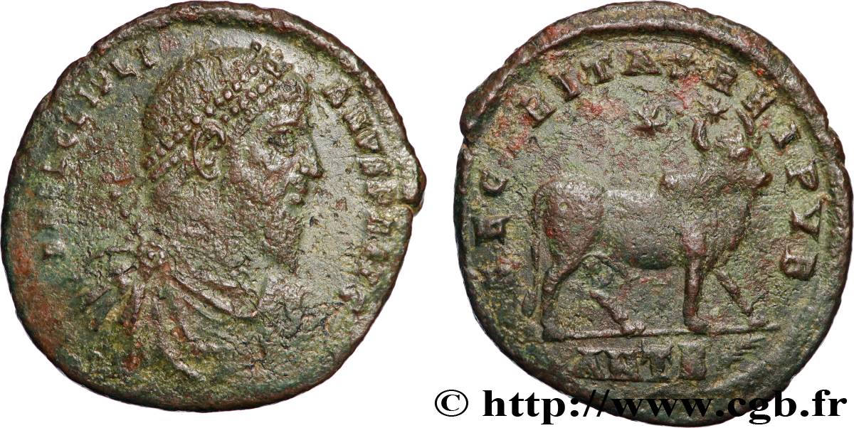 JULIAN II THE PHILOSOPHER Double maiorina XF