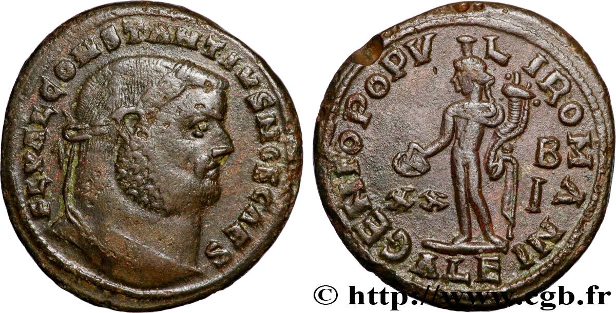 CONSTANTIUS I Follis ou nummus XF/AU