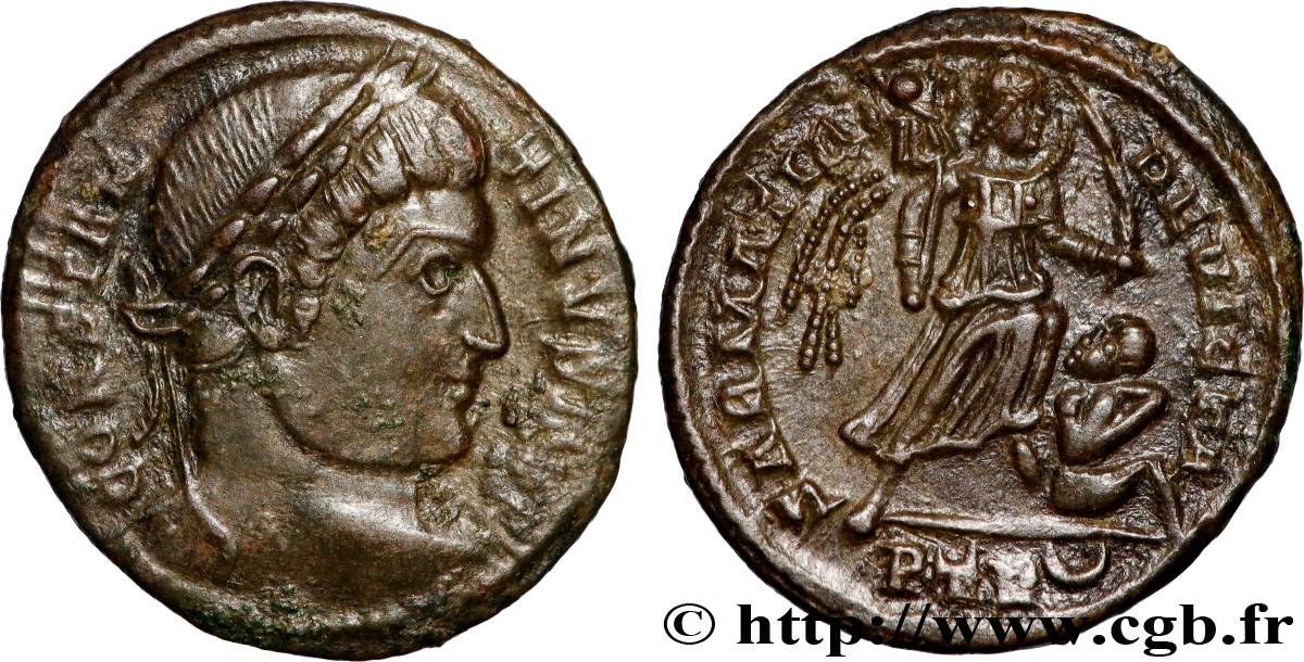 COSTANTINO I IL GRANDE Centenionalis ou nummus q.SPL