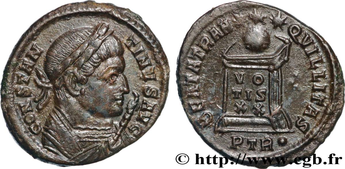 CONSTANTINO I EL MAGNO Centenionalis ou nummus MBC+