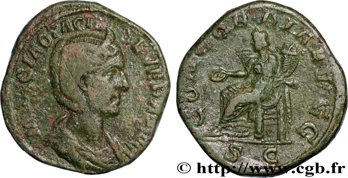 OTACILIA SEVERA Sesterce TB+/TTB