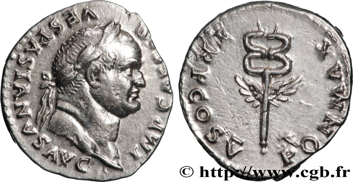 VESPASIAN Denier AU