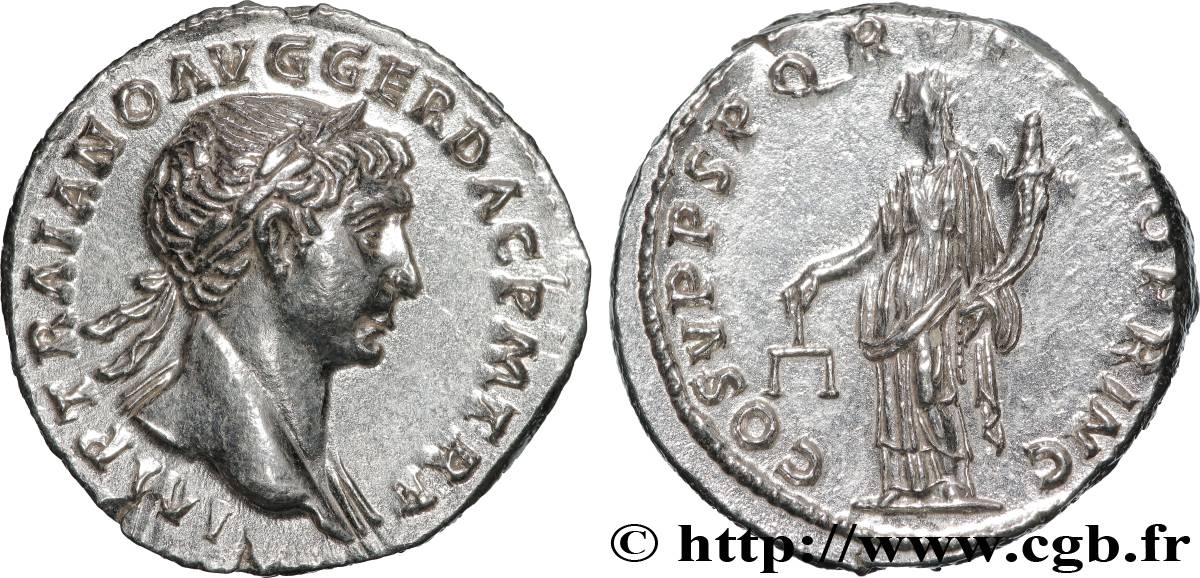 TRAJANUS Denier MS