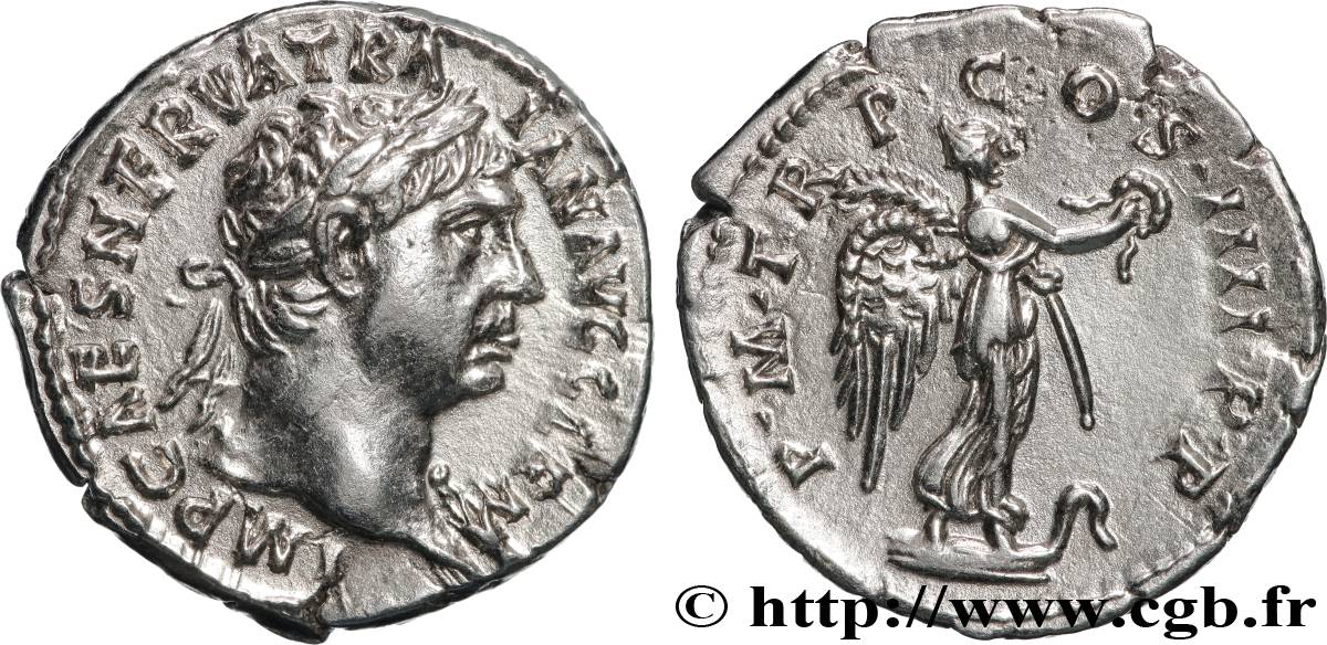 TRAJANUS Denier MS
