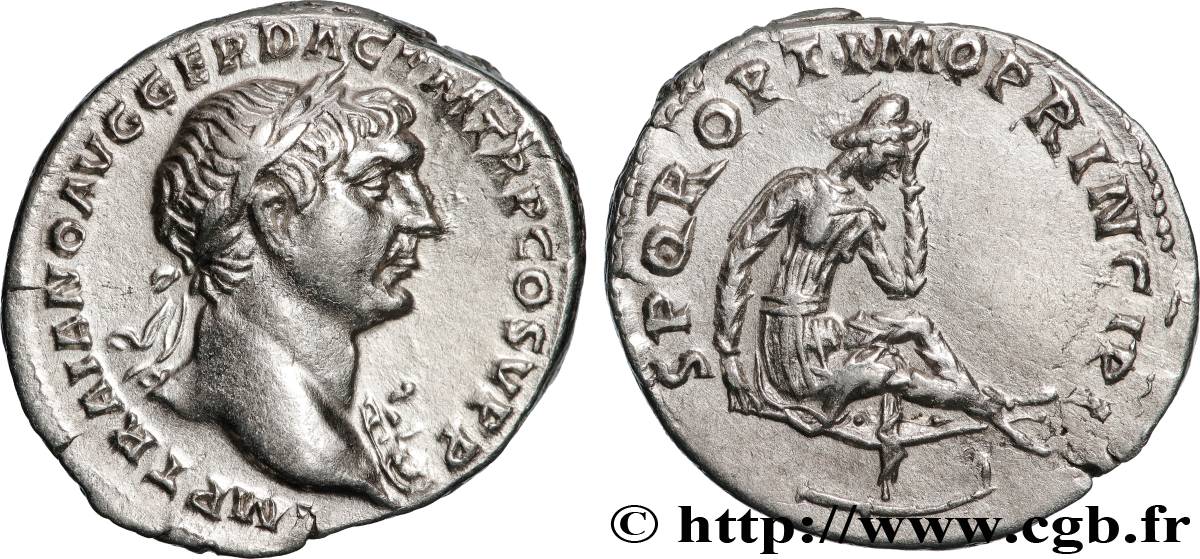 TRAJANUS Denier AU/MS