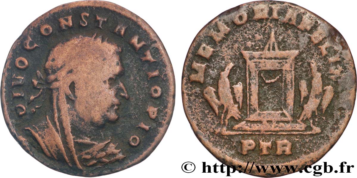CONSTANCIO I Follis ou nummus BC+/MBC