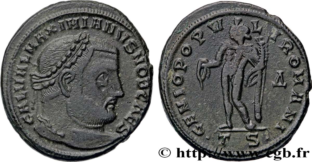 GALERIUS Follis ou nummus XF