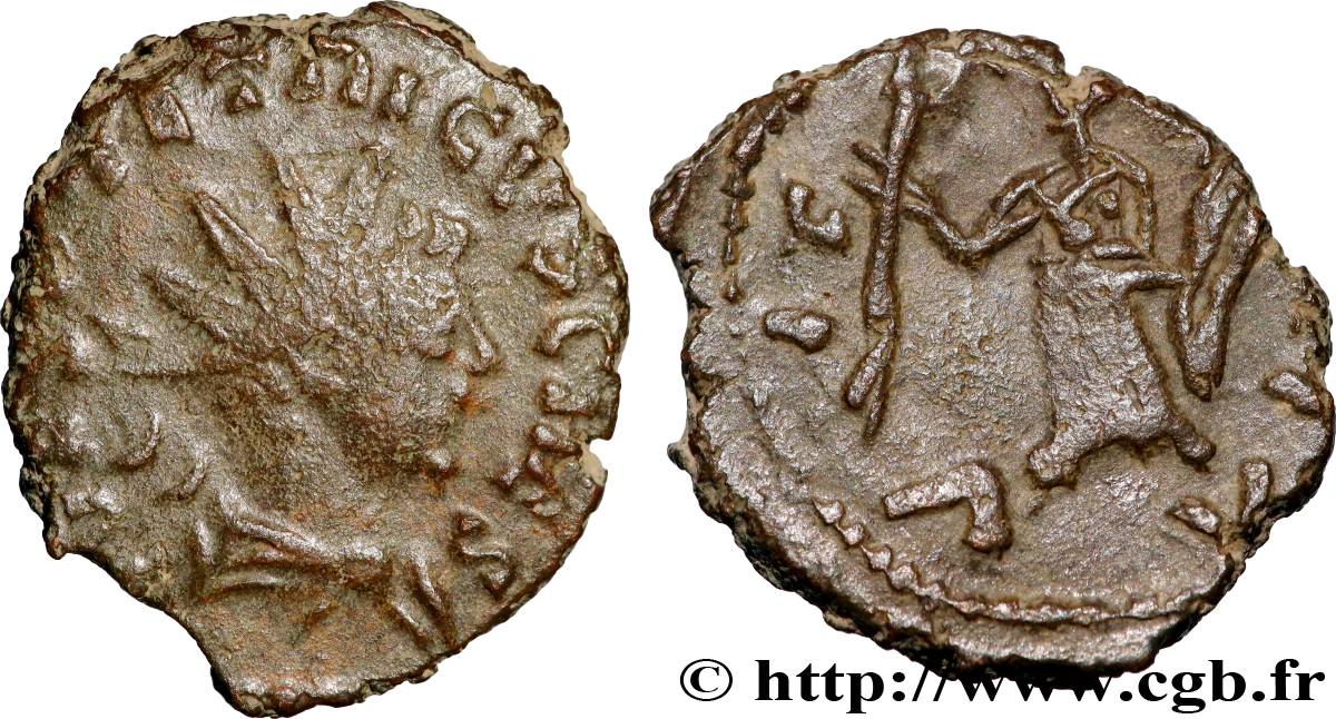 TÉTRICUS II Antoninien, imitation TTB