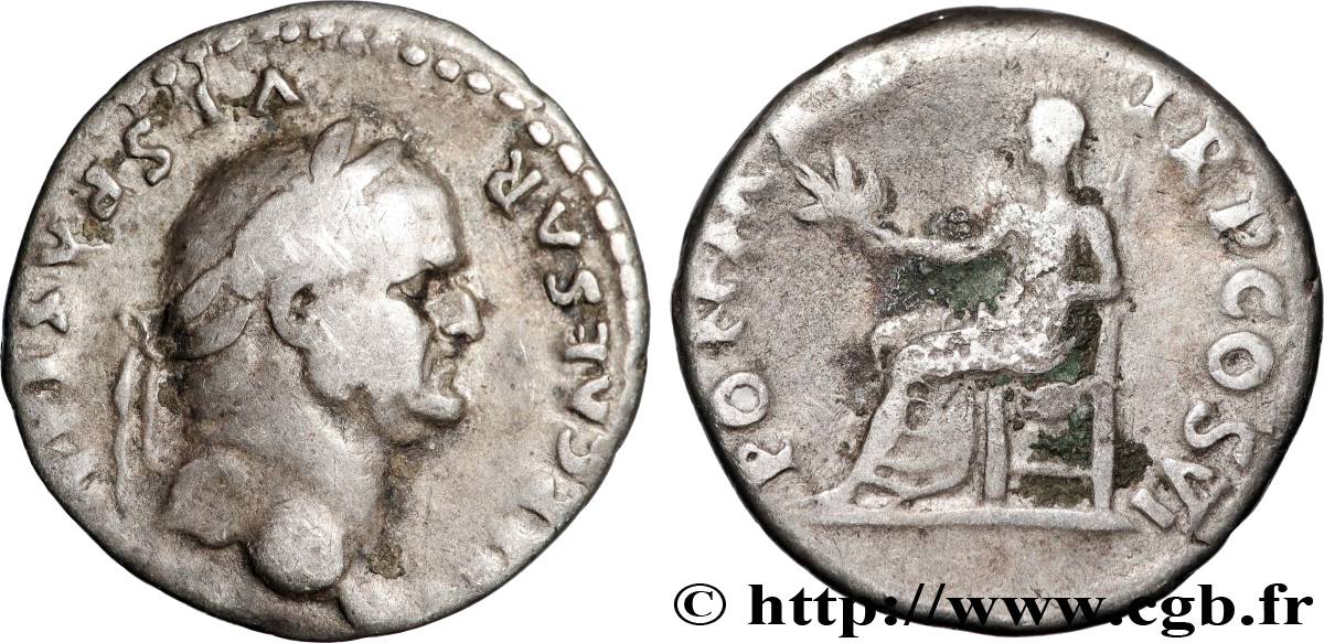 VESPASIAN Denier XF