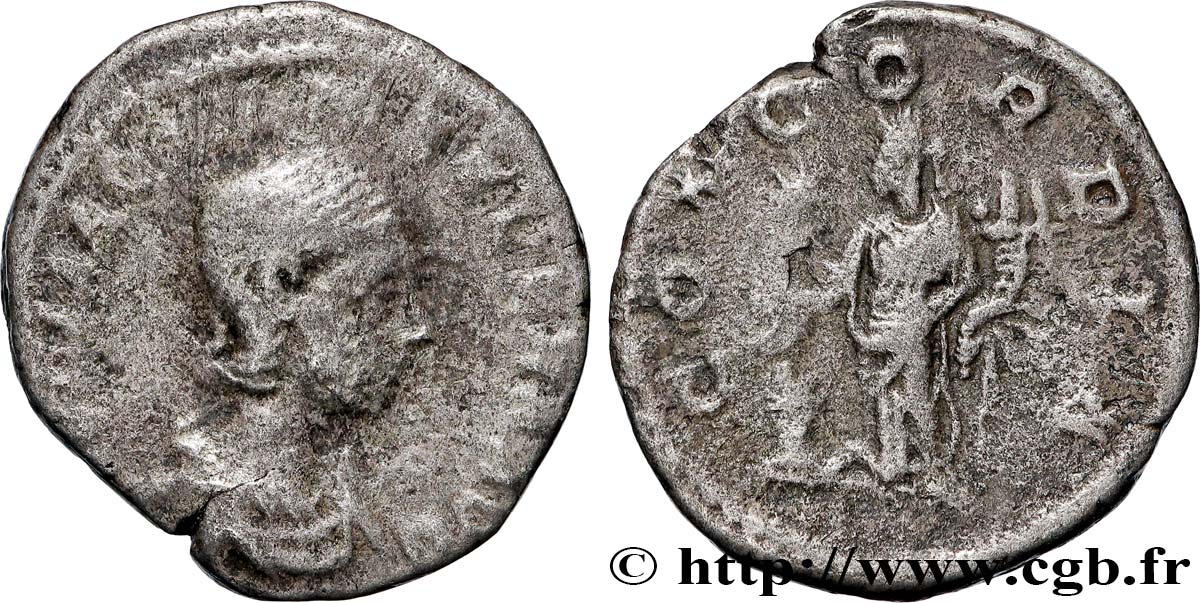 AQUILIA SEVERA Denier VF