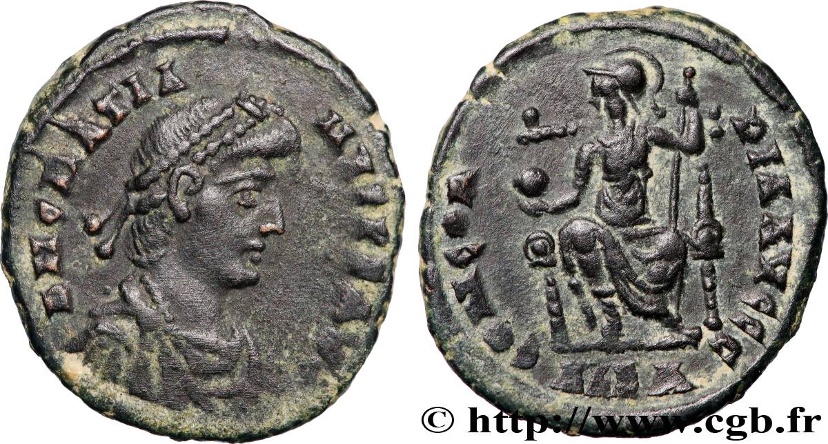 GRATIAN Nummus AU/XF