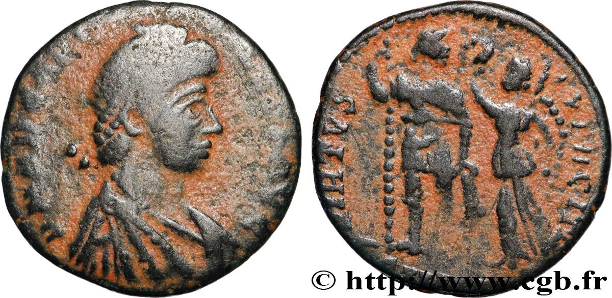 ARCADIUS Nummus, (PB, Æ 3) TTB/TB+