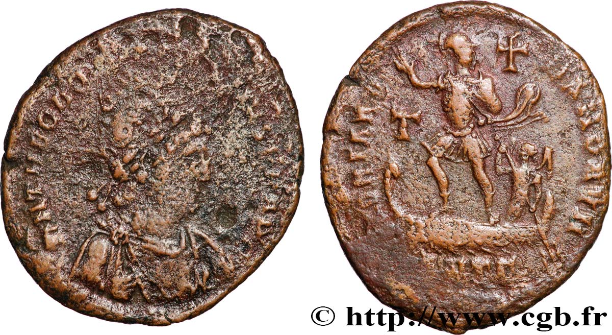 THEODOSIUS I Maiorina pecunia VF/XF