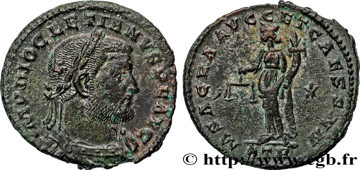 DIOCLETIAN Follis ou nummus XF