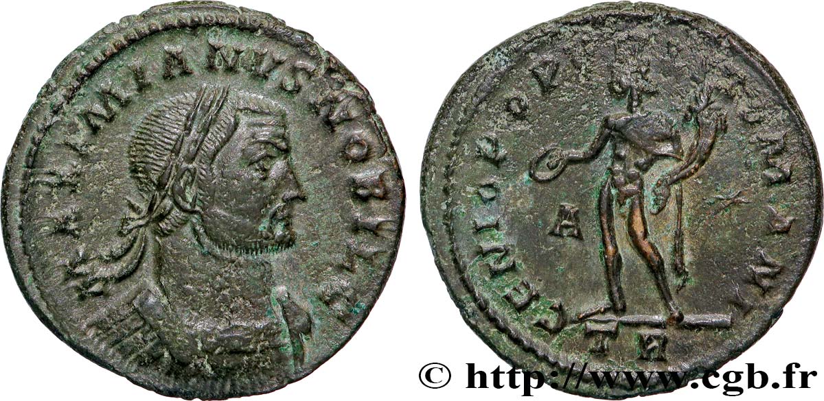 GALERIUS Follis ou nummus XF
