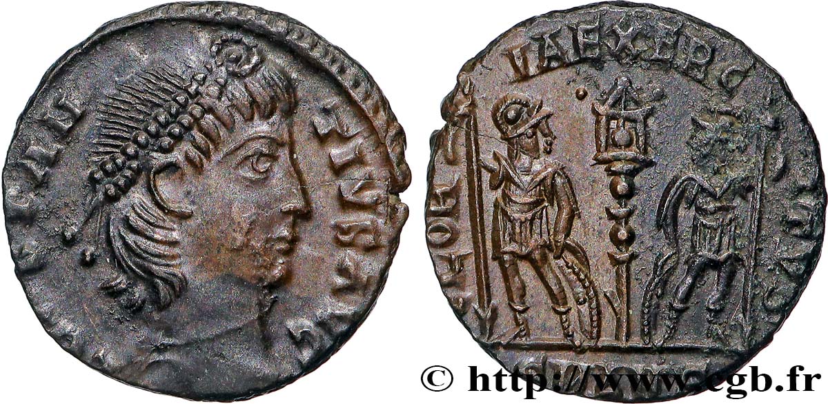 CONSTANTIUS II Centenionalis ou nummus AU