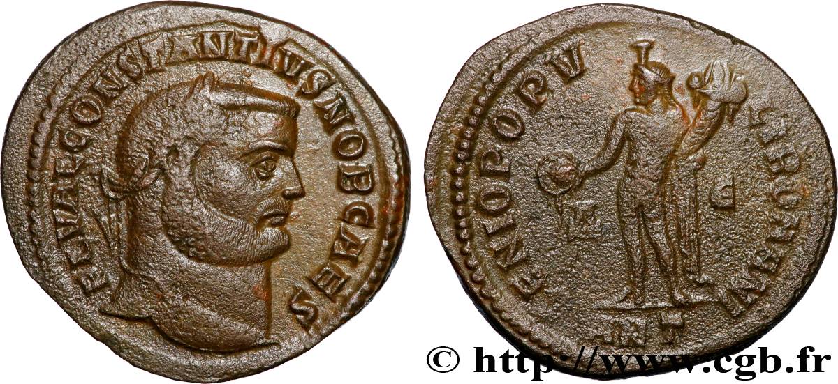 CONSTANTIUS I Follis ou nummus XF