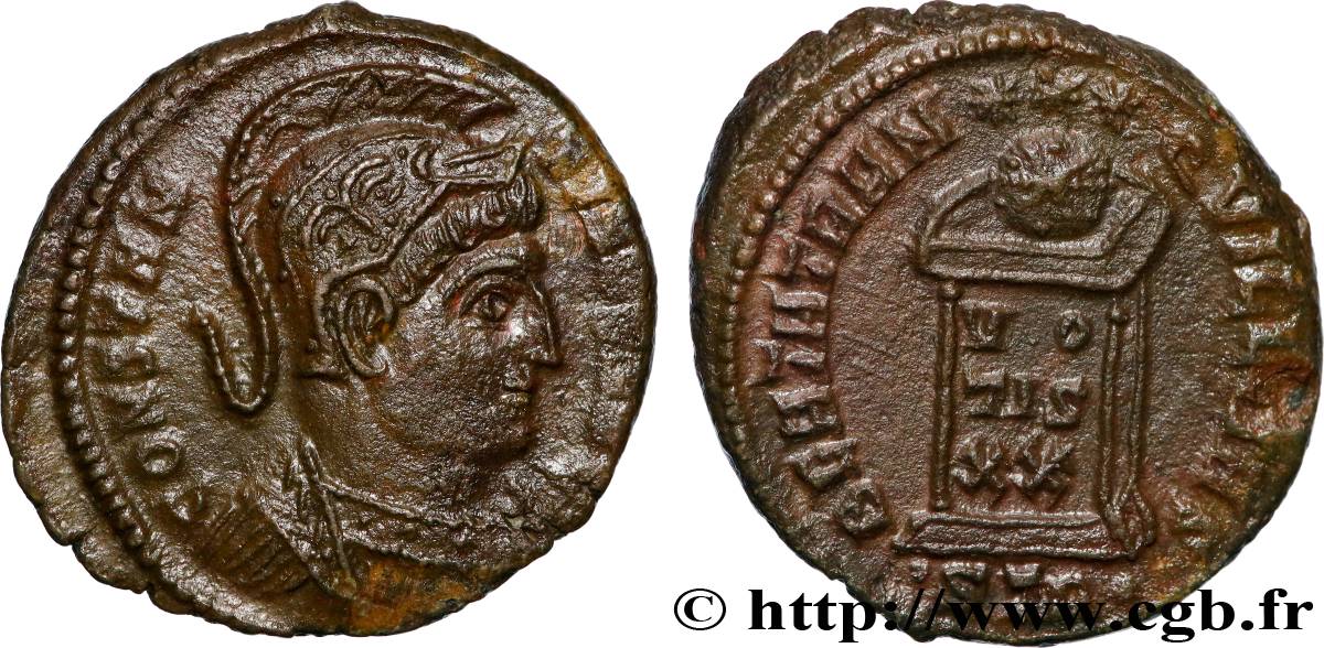 CONSTANTIN Ier LE GRAND Centenionalis ou nummus TTB+