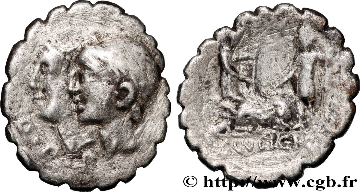 SULPICIA Denier serratus TB+