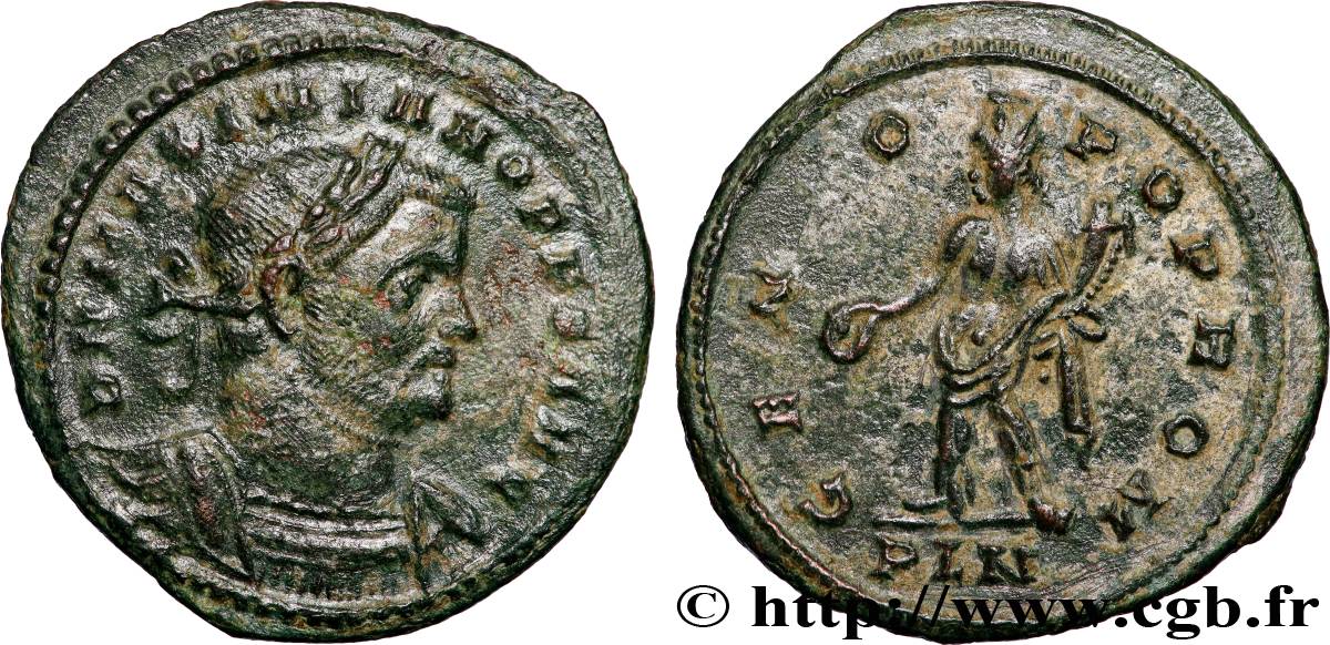 MAXIMIANUS HERCULIUS Follis ou nummus XF