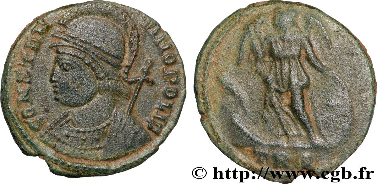 CONSTANTINOPLE Centenionalis ou nummus TTB+/TTB
