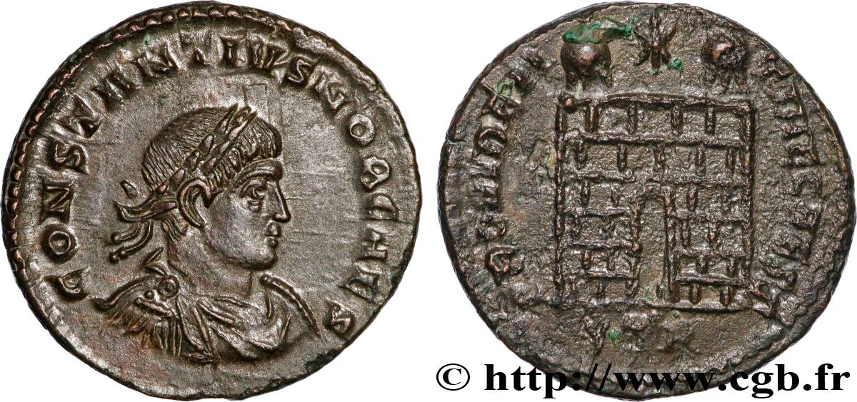 CONSTANCE II Centenionalis ou nummus SPL/TTB+