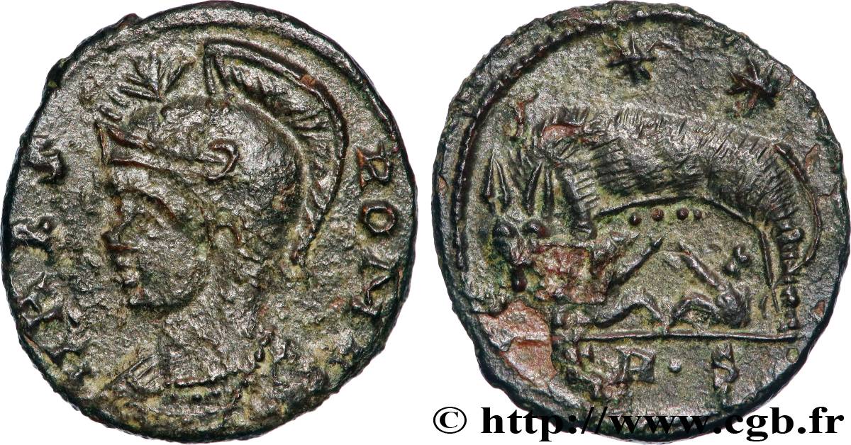 ROME Centenionalis ou nummus TTB/TTB+
