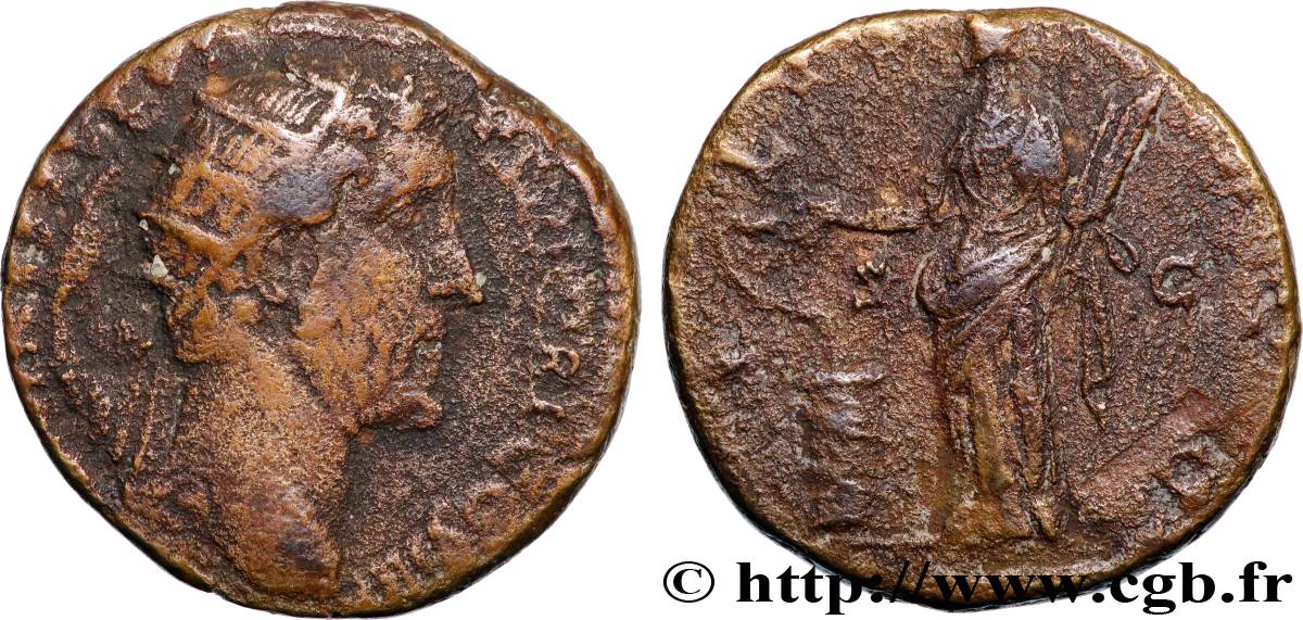ANTONIN LE PIEUX Dupondius TB+