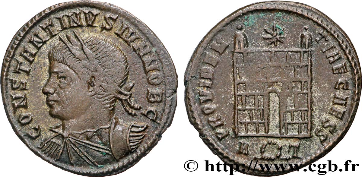 CONSTANTIN II Centenionalis ou nummus TTB+