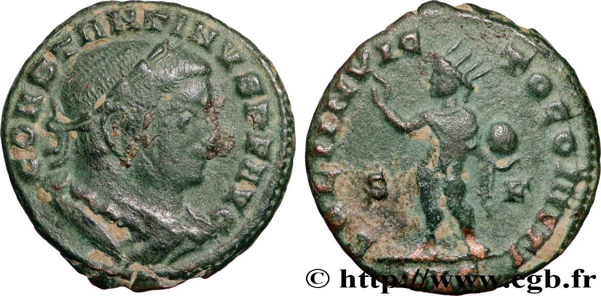CONSTANTINUS I DER GROßE Follis ou nummus SS