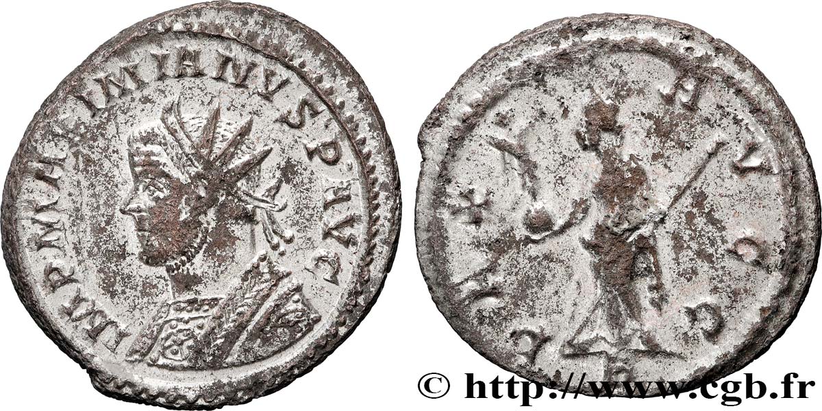 MAXIMIANUS HERCULIUS Aurelianus AU/XF