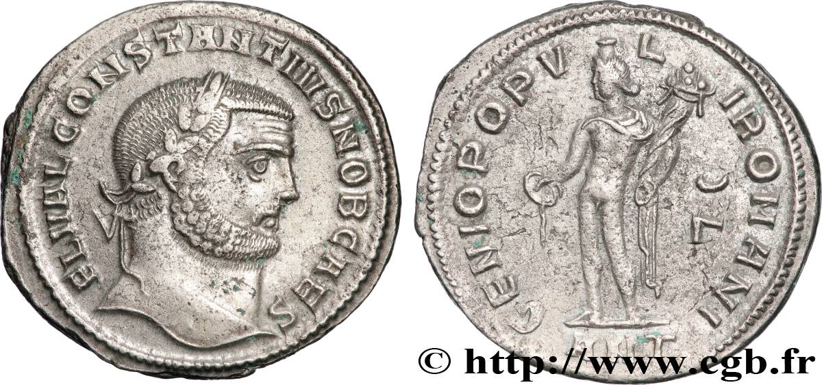 CONSTANCE Ier CHLORE Follis ou nummus TTB+