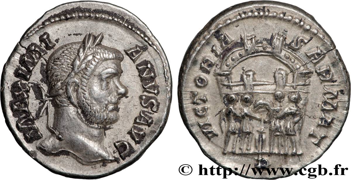 MAXIMIEN HERCULE Argenteus TTB+