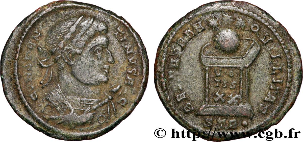 CONSTANTIN Ier LE GRAND Centenionalis ou nummus TTB/TTB+