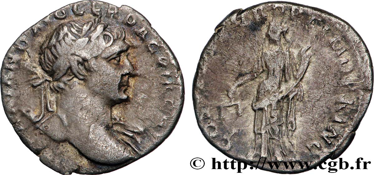 TRAJAN Denier TTB/TB+