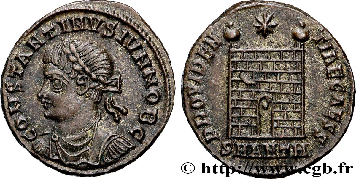CONSTANTIN II Centenionalis ou nummus SUP