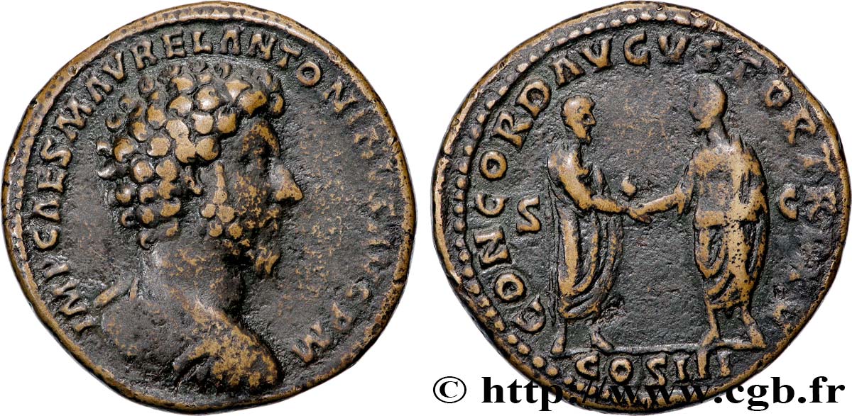 MARC AURÈLE Sesterce TTB