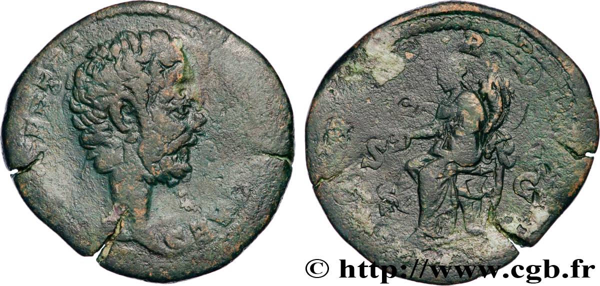 CLODIUS ALBINUS Sesterce TB+