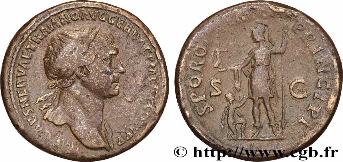 TRAJAN Sesterce TB+