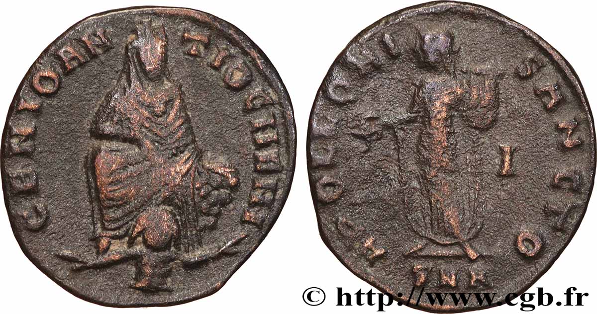 ANTIOCHIA Demi-follis ou demi-nummus SS
