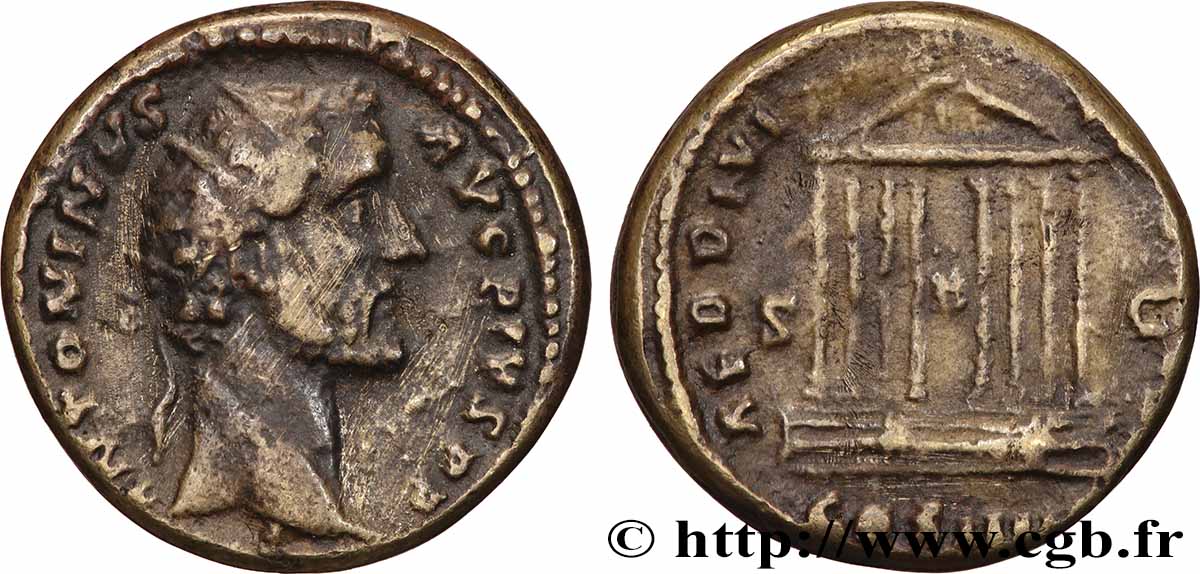 ANTONIN LE PIEUX Dupondius TB+