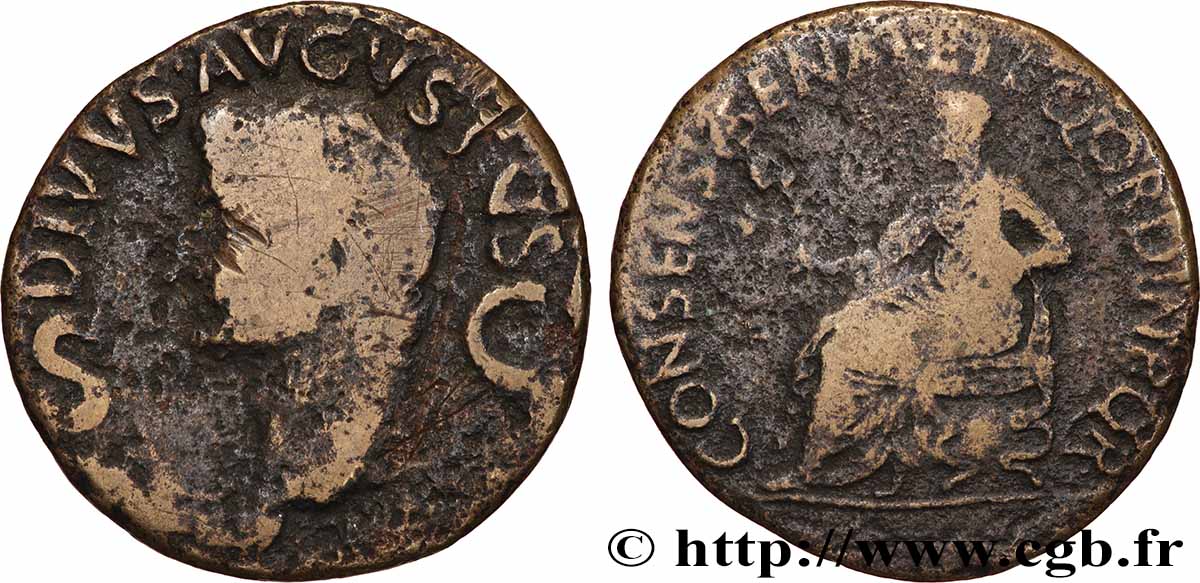 AUGUSTE Dupondius TB/TB+