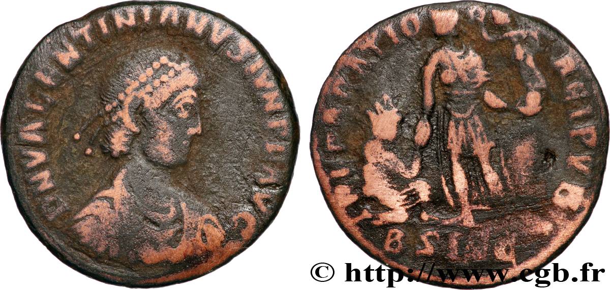 VALENTINIAN II Maiorina pecunia, (MB, Æ 2) VF